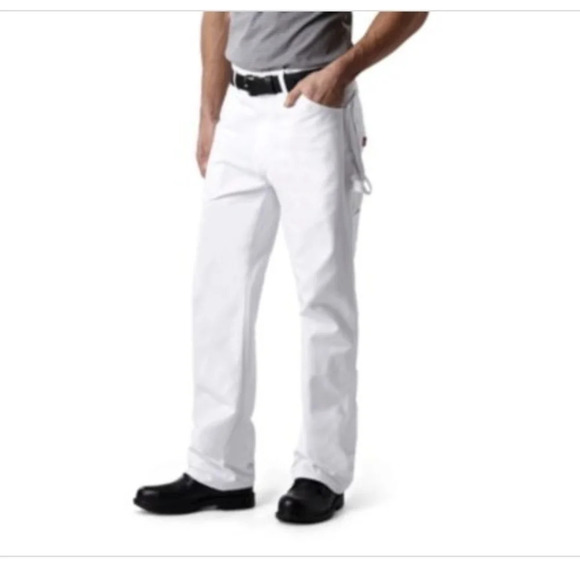 Dickie's Painter's Pants Altered with Beach Treatment Gray Pink White 29 - Picture 10 of 10